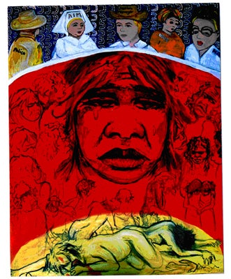 Women's Lament by Kunyi McInerney, 1999.